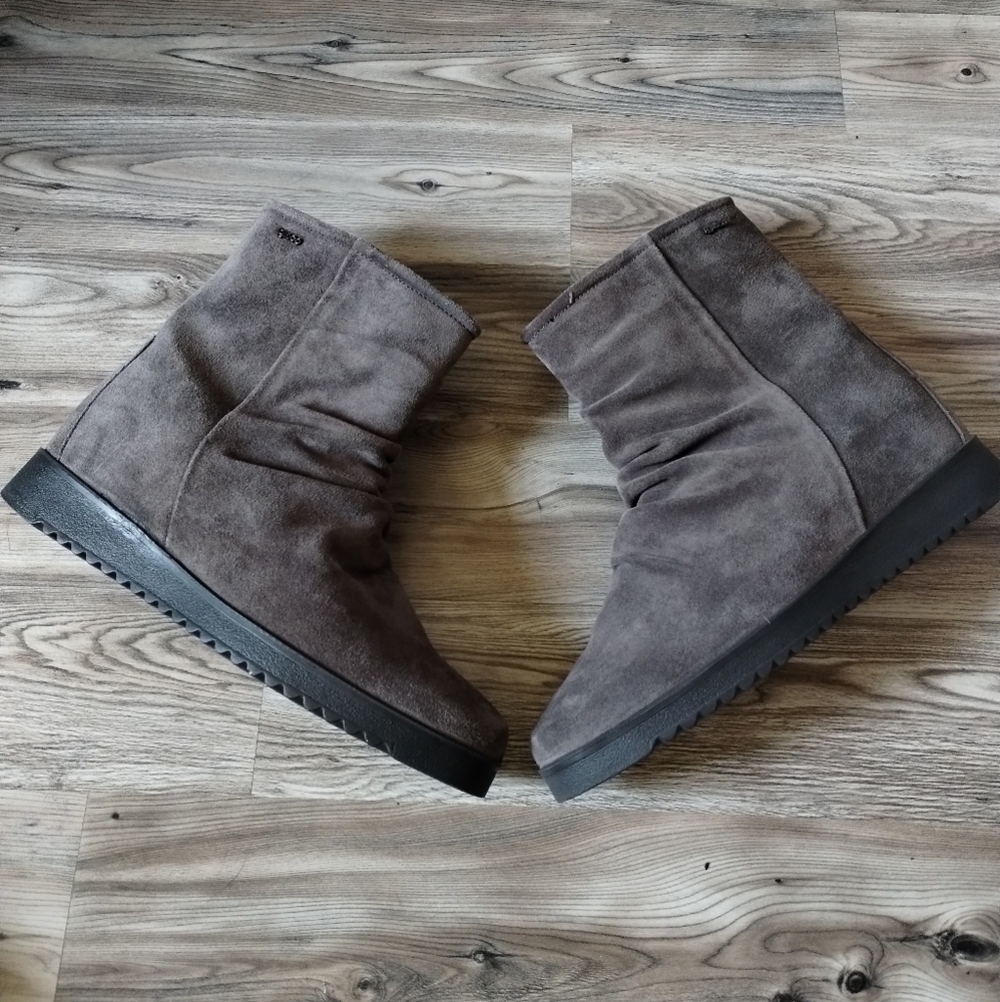 Igi&co Gray Suede Slouch Boots size 40